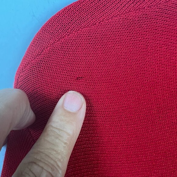 J. Jill Grace Wool Blend Red Sweater Tunic Top Size XL Holidays Christmas - Picture 5 of 10